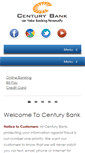 Mobile Screenshot of centurybank.net